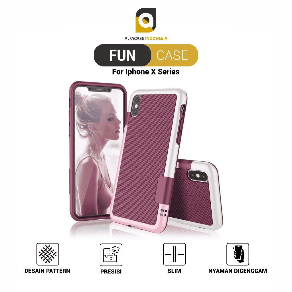 ALFACASE Casing iPhone X/XS XS MAX XR - Fun Case