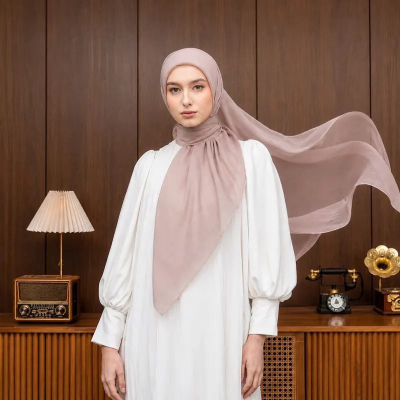 Hijab Paris Japan Basic Plain Premium by Arisca