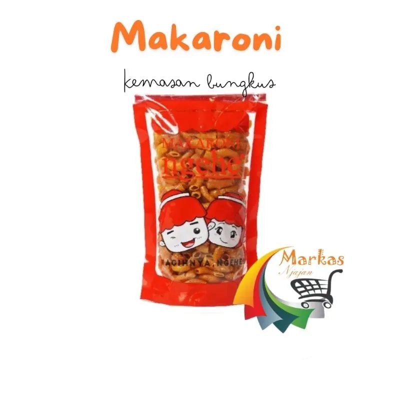 Makaroni Ngehe Kering Berbagai Rasa Pedas Level 1-5