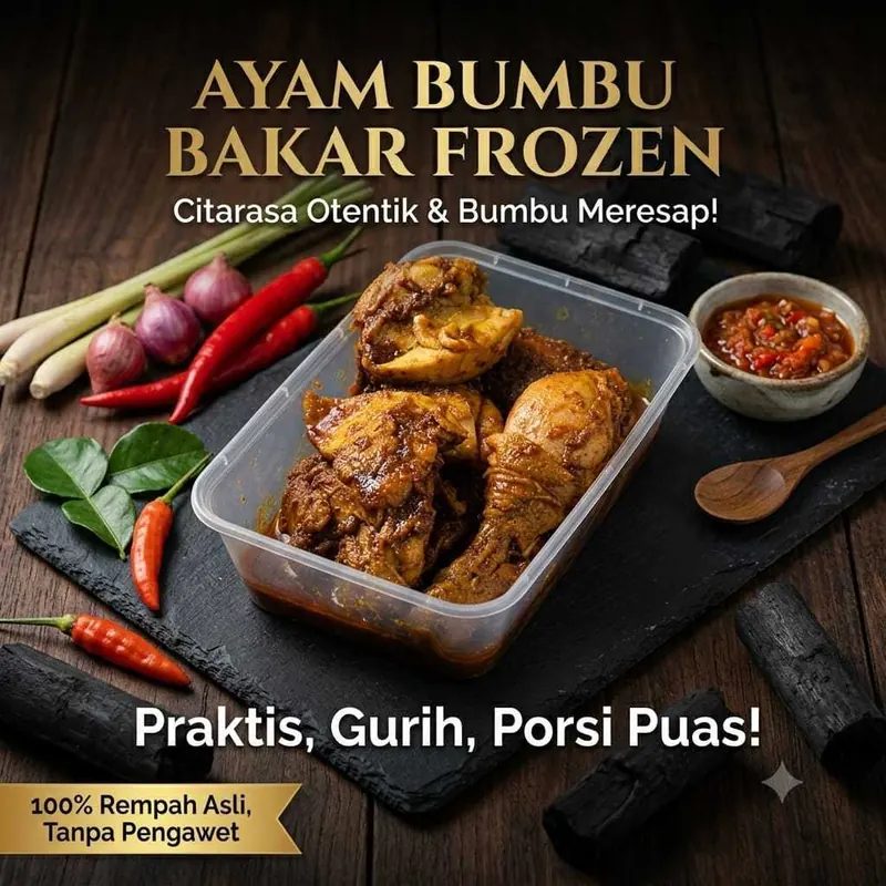 Ayam Bumbu Bakar (BOX) Frozen homemade tanpa bahan pengawet