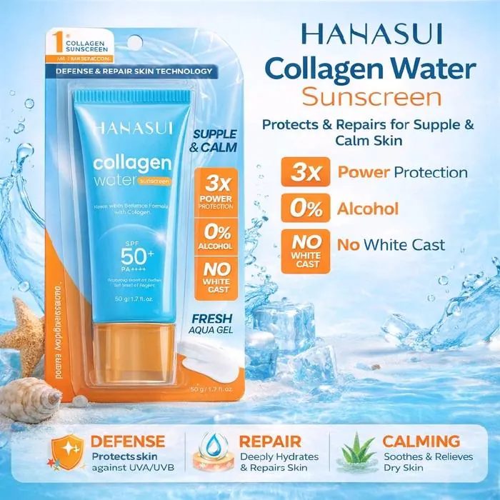 Sunscreen HANASUI collagen water SPF 50 PA++++ 30ml