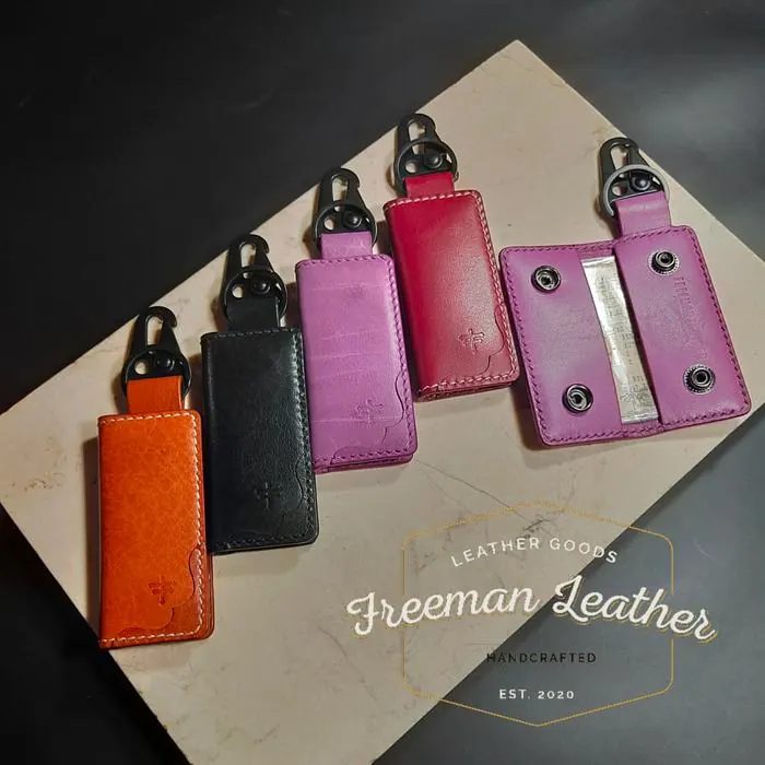 Dompet STNK Kunci Mobil dan Motor Kulit Nabati - Vegetable Buffalo Car