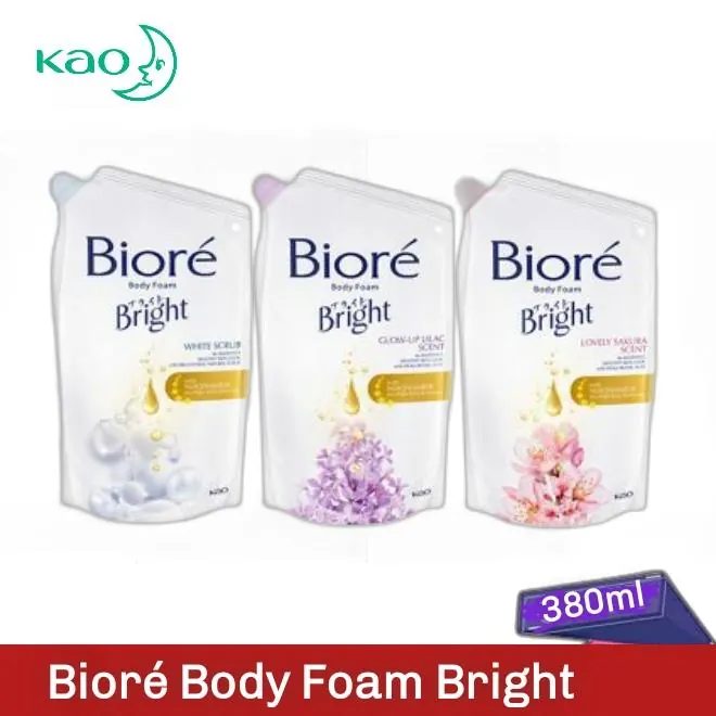 Sabun Mandi Cair Biore Body Foam Bright 380ml