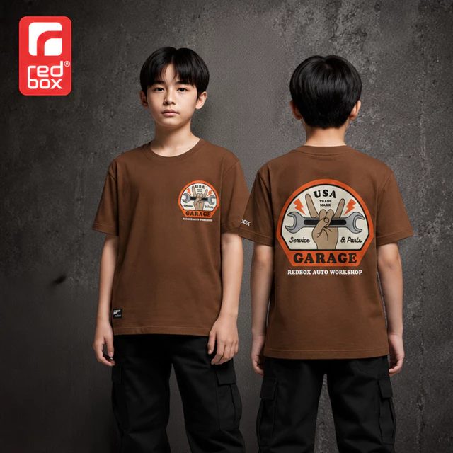 Redbox - Kaos Anak Laki-Laki Tanggung Remaja Junior Usia 9-17 Tahun Cotton Combed 24s
