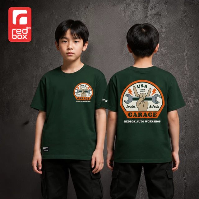 Redbox Kaos Anak Laki-Laki Tanggung Remaja Junior Usia 9-17 Tahun Cotton Combed 24s Warna