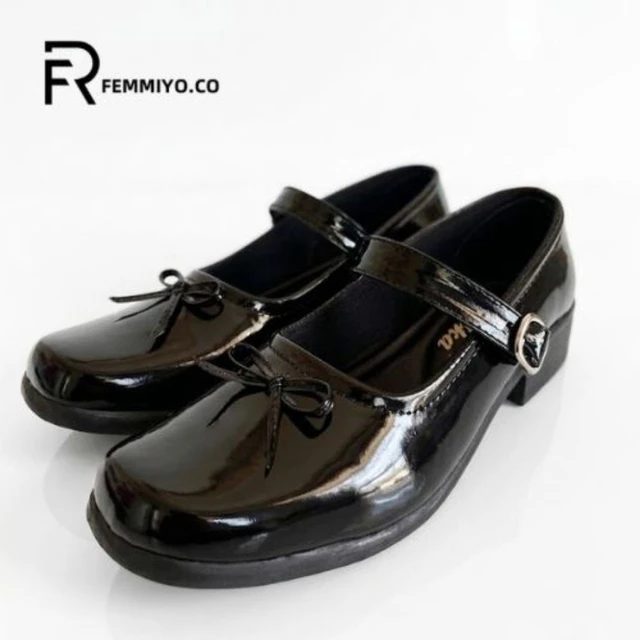 Sepatu Paskib Wanita Pita/sepatu Pantofel Hitam Glosy/sepatu Kerja