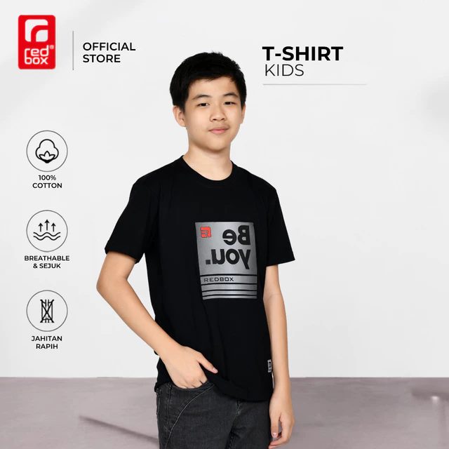 Redbox Baju Kaos Anak Laki Tanggung Junior Remaja Usia 9-17 Tahun Clothing Distro