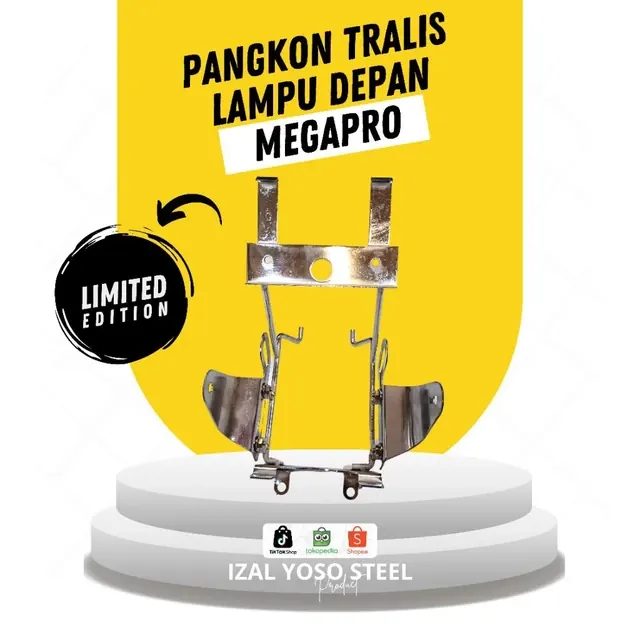 Pangkon Tralis Lampu Depan Megapro, Tiger, GL (Produk Lokal Terbaik)