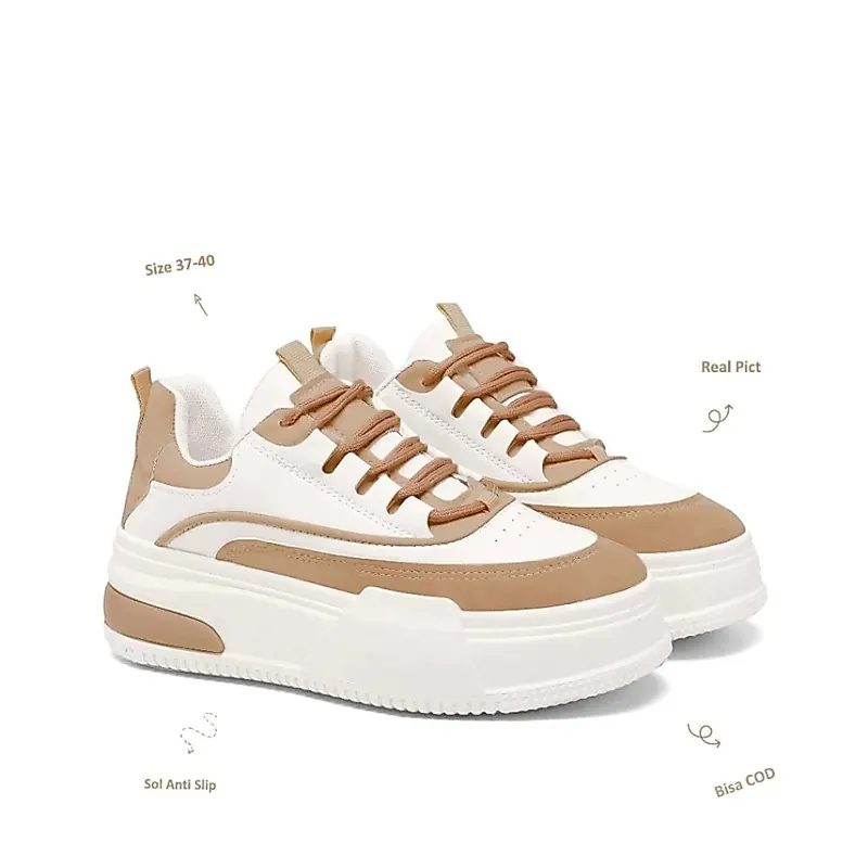 Sepatu Wanita Sneakers Kasual Fashion Korea Sport Shoes