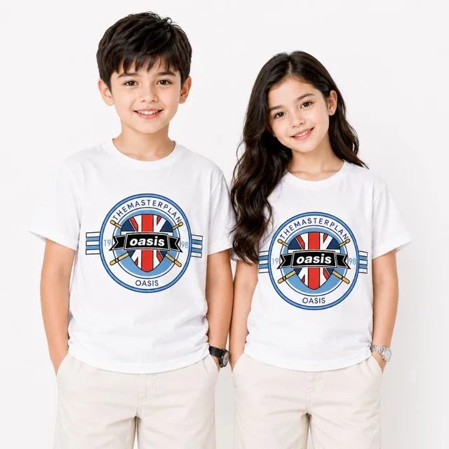 Baju Kaos Anak Oasis 1998 l Bahan Cotton Combed Adem Cocok Untuk l Unisex S-XXXL