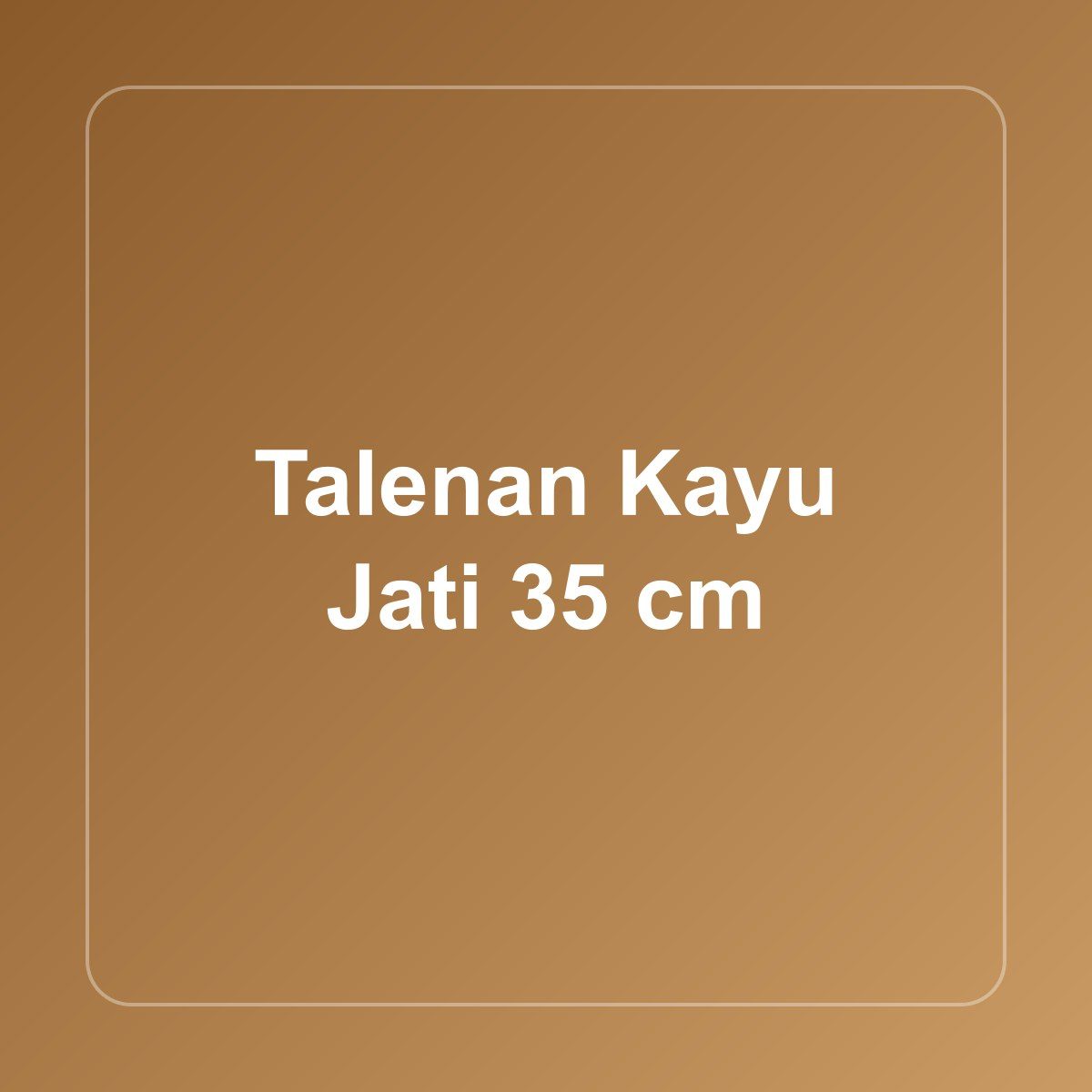 Talenan Kayu Jati 35 cm