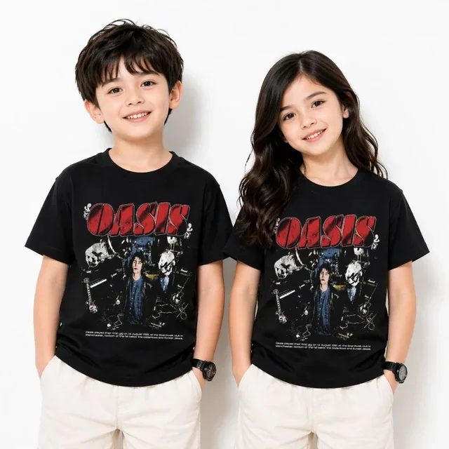 !! Baju Kaos Anak Band Oasis ART 15 l Bahan Cotton Combed Adem Cocok Untuk l Unisex S-XXXL