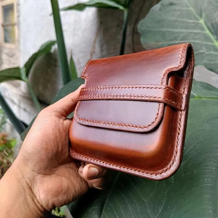 Fountain Pen Case, Leather, tempat pulpen KAWECO AL SPORT GERMANY Stationery 5