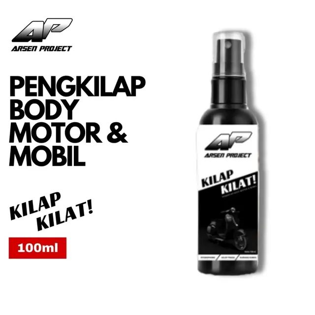 50% Arsen Project Kilap Kilat 100ml Efek Daun Talas Pengkilap Body Motor dan Mobil