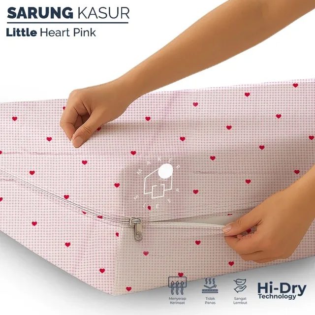 Sarung Kasur Motif / Sprei Resleting Ukuran No 2 160x200 Queen Bed Tinggi 10/15/20 cm