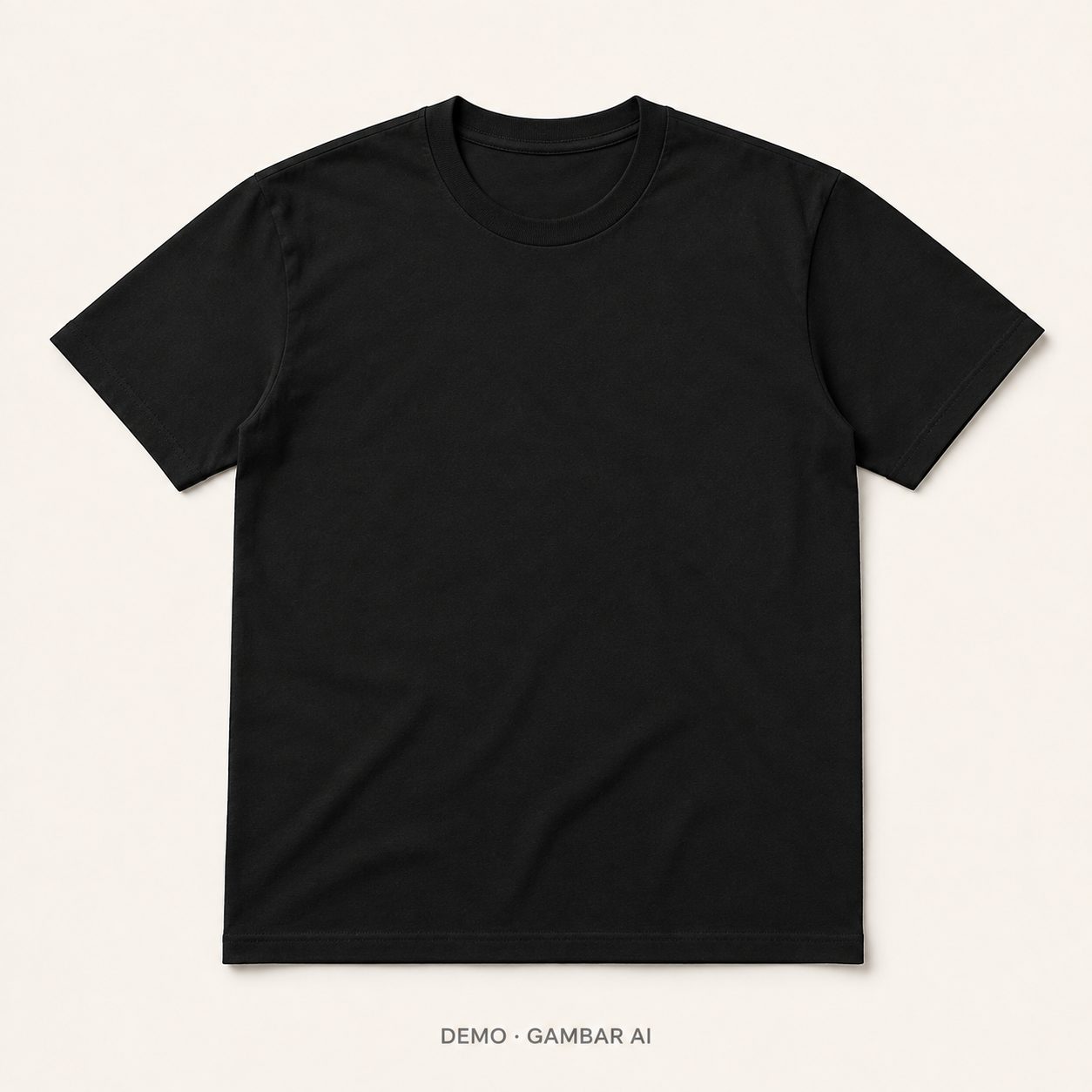 Kaos Basic Cotton Hitam