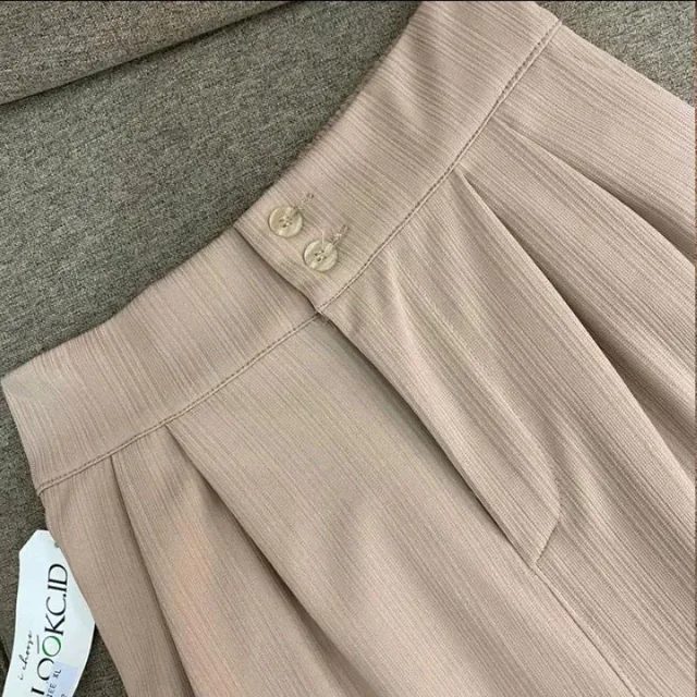 Jenie Knit Pants Celana Kulot Highwaist Daily Wanita Premium