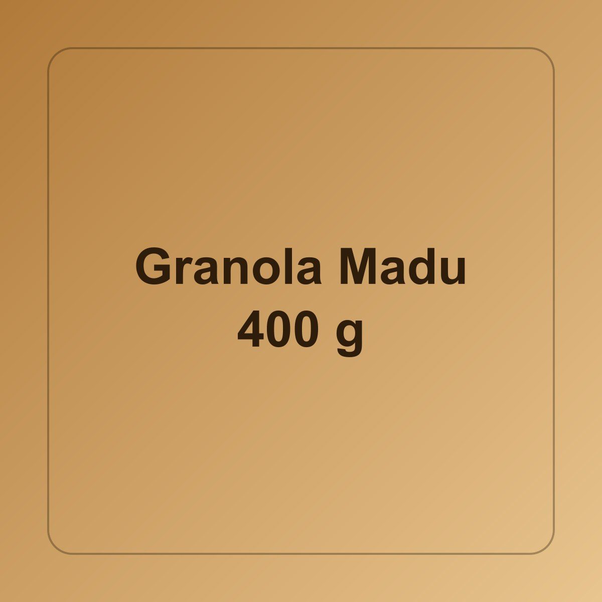 Granola Madu 400 g