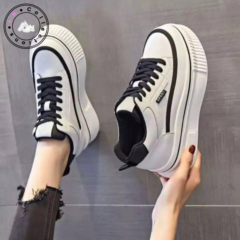 LN Amara - Sepatu Wanita Sneaker Sol Tinggi Fashion Korean