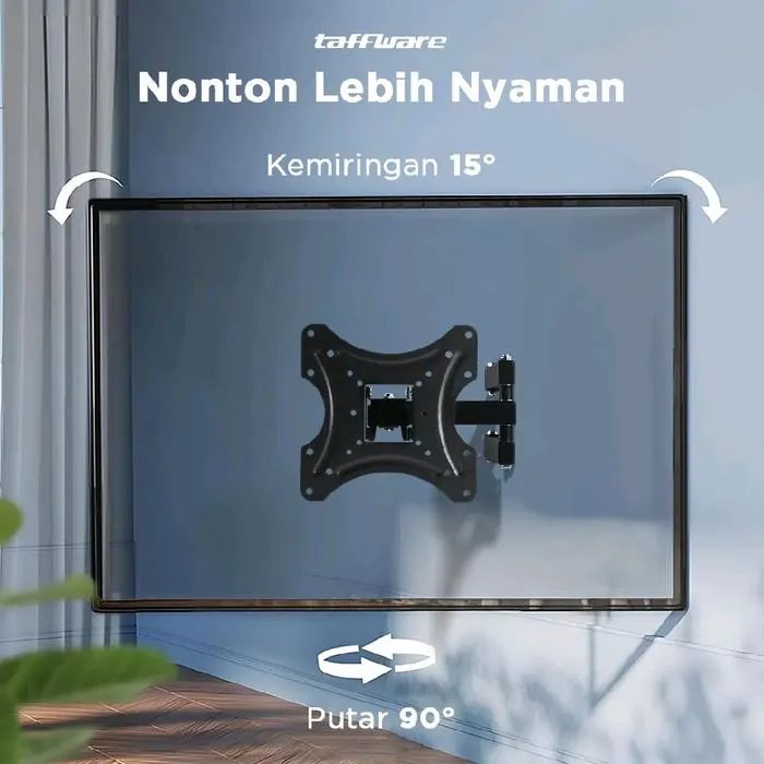 Bracket TV Monitor Breket Gantungan Braket Telescopic 17 26 32 42 inch