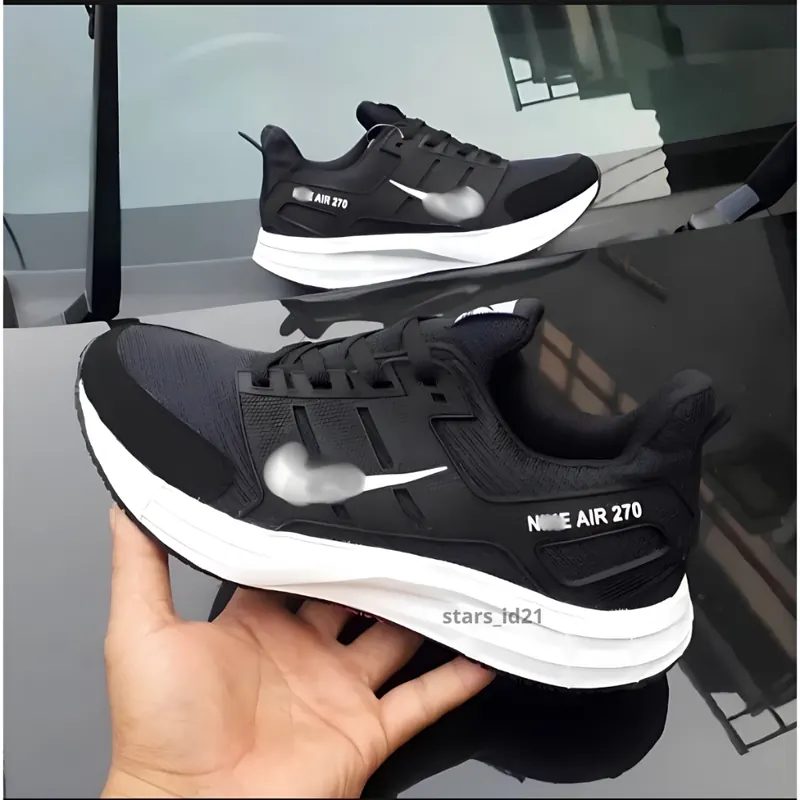 Sepatu Sekolah Anak Laki Perempuan SD SMP SMA Warna Hitam Putih