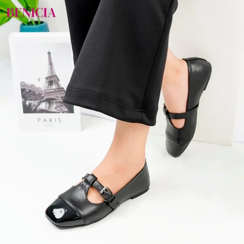 BENICIA Emilia Flat shoes Wanita Mary Jane Daily