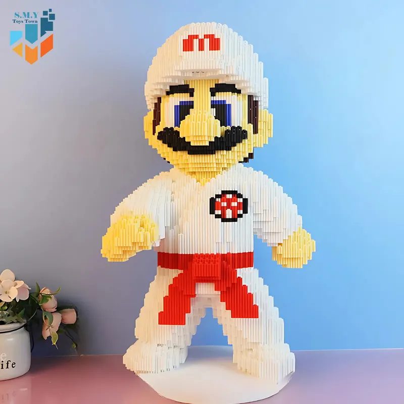 Mainan Nano Block Bricks Mario Judo Big Balok Susun Edukasi Anak DIY Karakter Kartun 3D