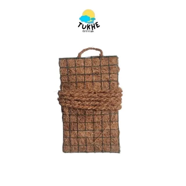 (Bonus Tali) 20 × 10 Cm Media Papan Tempel Anggrek Pakis Tanam Organik Cocofiber Dinding