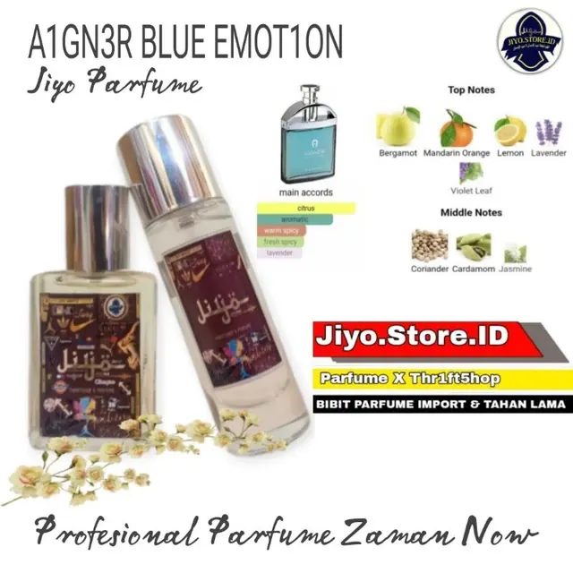 Jiyo Parfume For Men Inspired By A16NER BLUE EM0T10N Edp Tahan Lama FREE Tester
