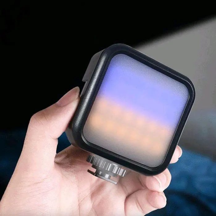 Lampu Kamera Mini RGB LED Portable Photo Video Light 1200mAh