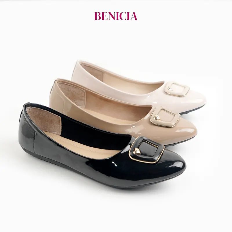 BENICIA Efrain Flat Shoes Wanita Elegan Kekinian Korean Style