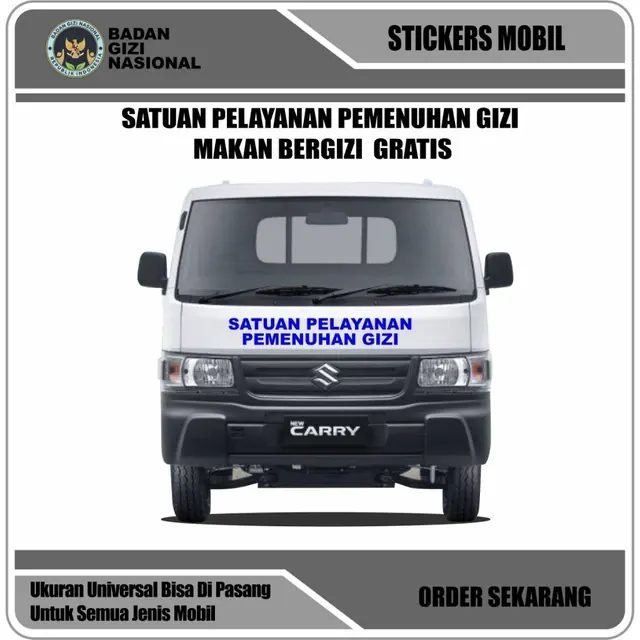 stiker mbg satuan pelayanan pemenuhan gizi bagian depan