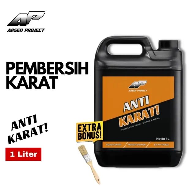 Arsen Project Pembersih Karat Body Motor dan Mobil Rust Remover Anti 1 Liter