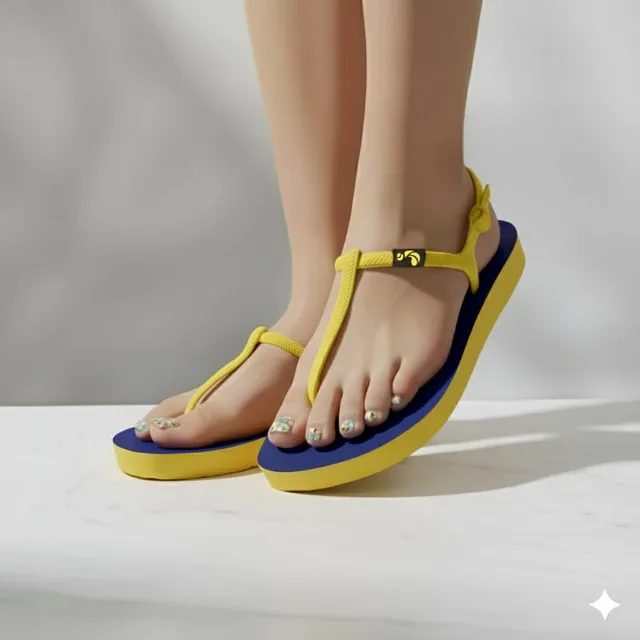 JND Strappy Sandal Jepit Wanita Cewek Santai Casual Ringan Empuk Anti Slip