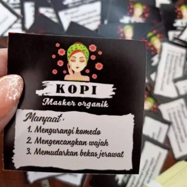 Cetak Sticker Label Produk/ Makanan/Label Kemasan Kotak Free Desain