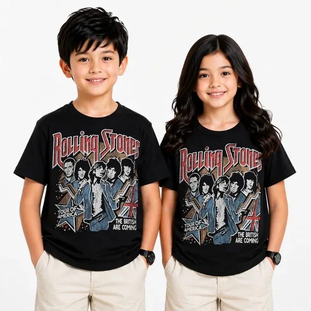 !!! Baju Kaos Anak Band Rolling Stones ART 008 Tangan Pendek l Cotton Combed Unisex S-XXXL