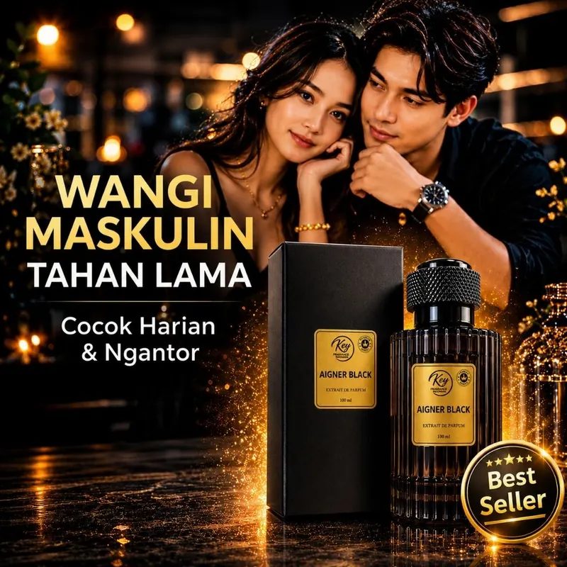Parfum Pria Aigner Black 100ml Extrait De Tahan Lama Aroma Elegan Maskulin Premium