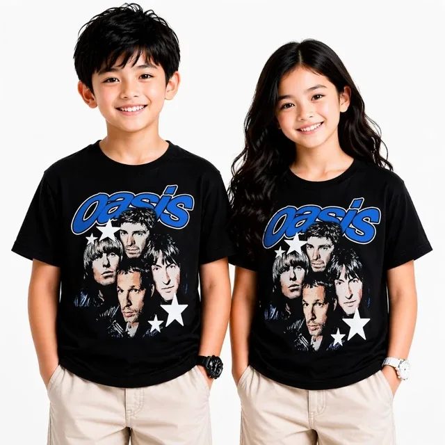 !! Baju Kaos Anak Band Oasis ART 053 l Cotton Combed Preium S-XXXL 1-12 Tahun