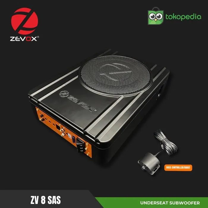 SUBWOOFER SLIM KOLONG JOK 8" 8 INCH ZEVOX ZV 8 SAS BY VOX RESEARCH