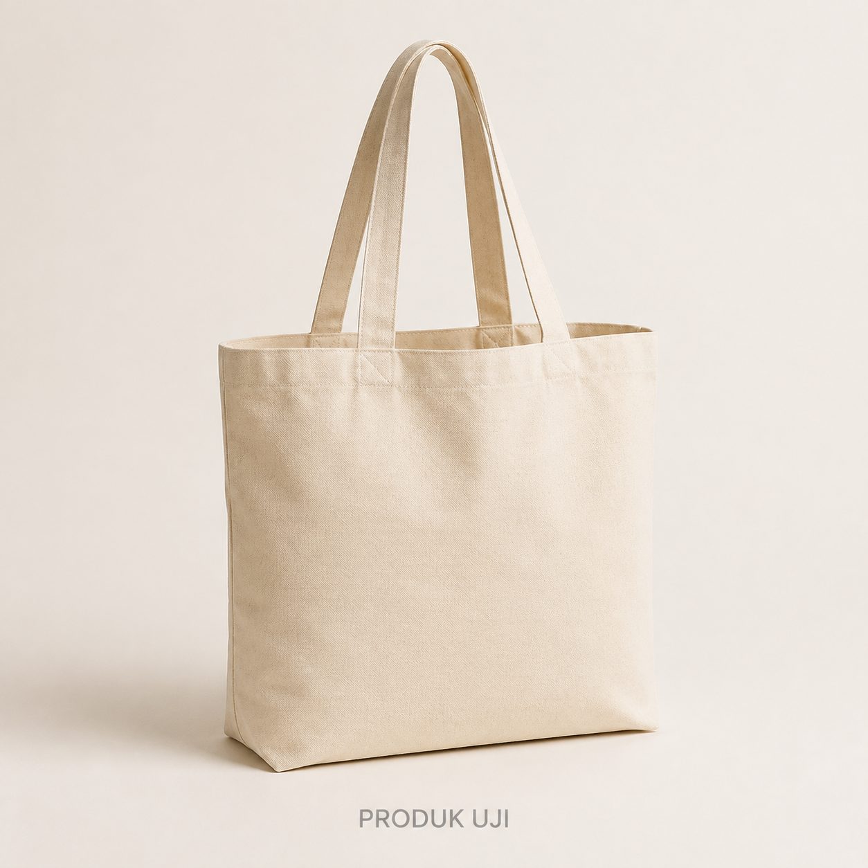 [UJI] Tote Bag Kanvas Natural