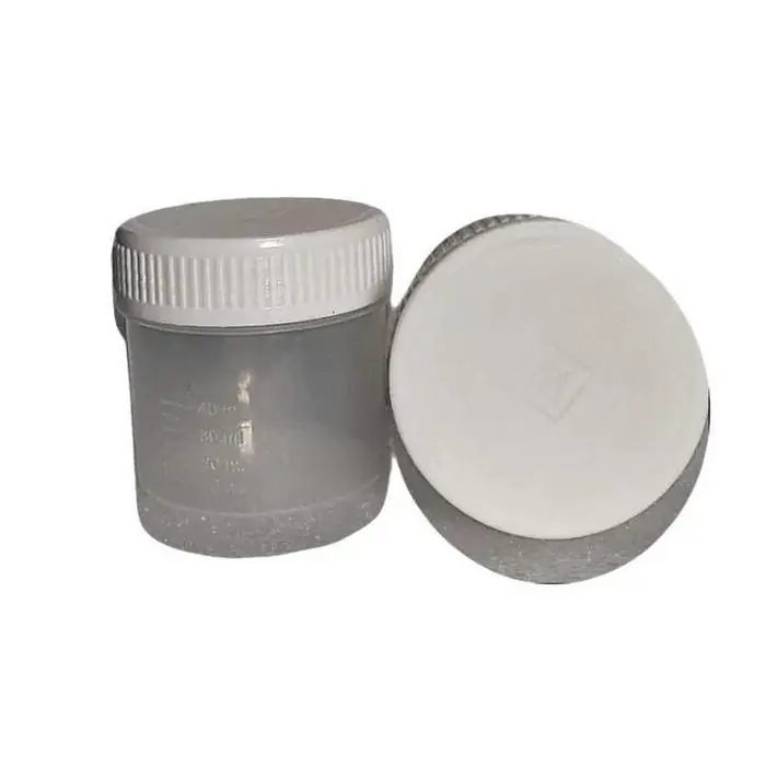 Pot Dahak Injek 5x6 cm Lokal Bahan Lentur - Tutup Putih