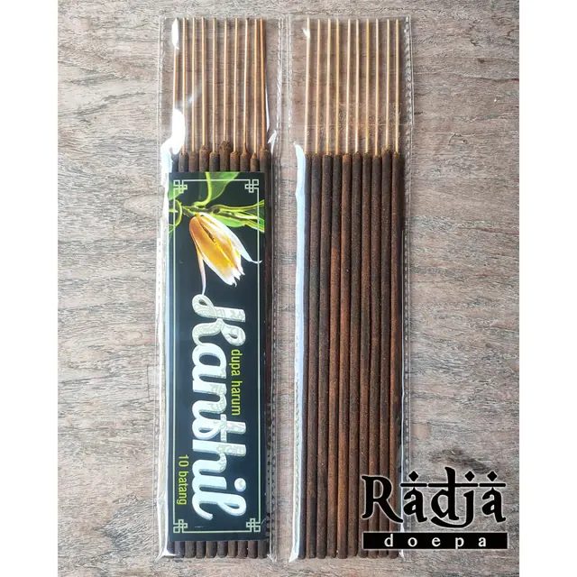 Dupa Hio Ritual KANTHIL 2 Jam 10 Batang Panjang 28cm Wangi Harum Bunga Kantil Cempaka