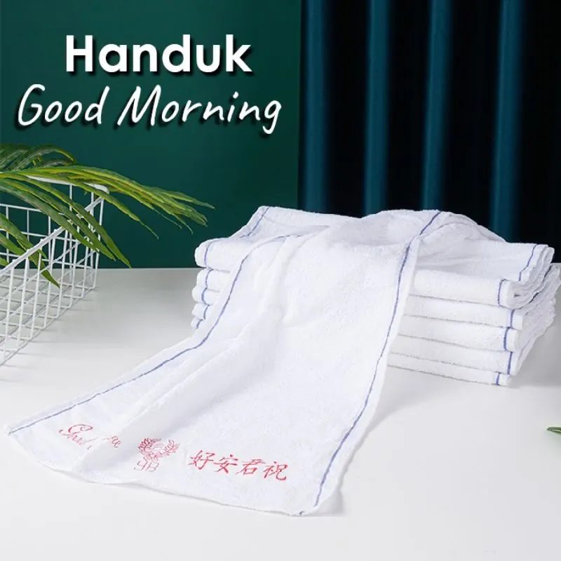 Handuk Good Morning ukuran besar harga per 1 lusin uk 30x70 cm,menyerap air dan sangat