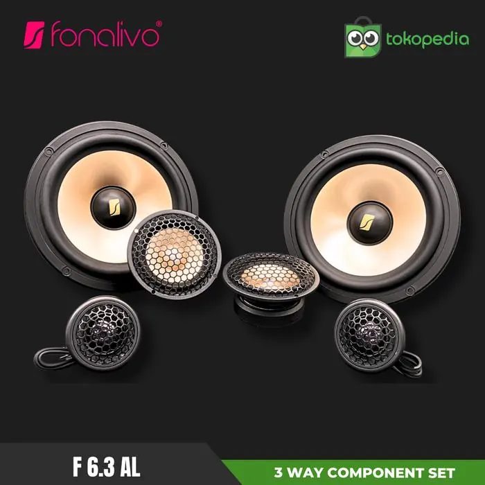 FONALIVO SPEAKER 3 WAY COMPONENT SET - F 6.3 AL