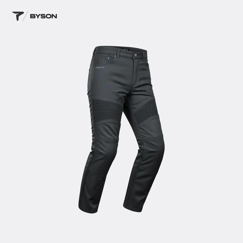 Celana Motor Pria BYSON N14C 021 Riding Pants Knee Protector Stretch TRACKER