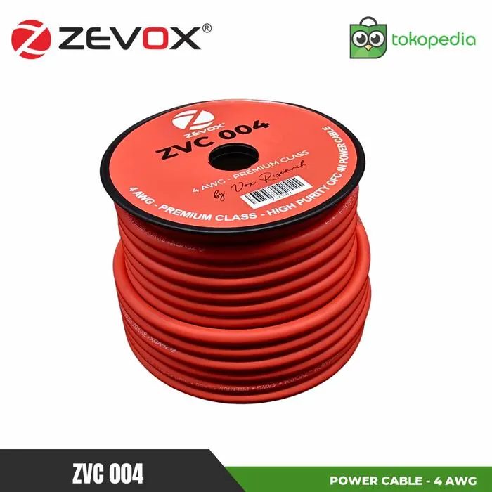 Kabel Power Mobil Zevox ZVC 004 by Vox Research (4 AWG-Roll)