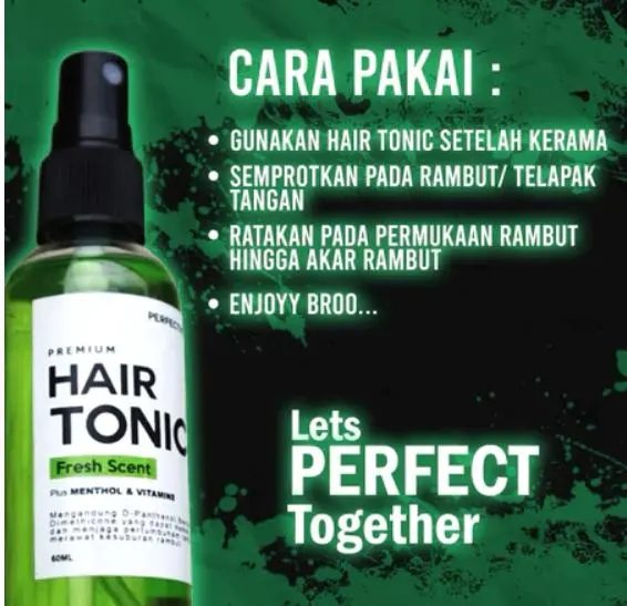 Penumbuh Rambut Hair Tonic Perfectmens Vitamin Meluruskan Pria DAN Wanita