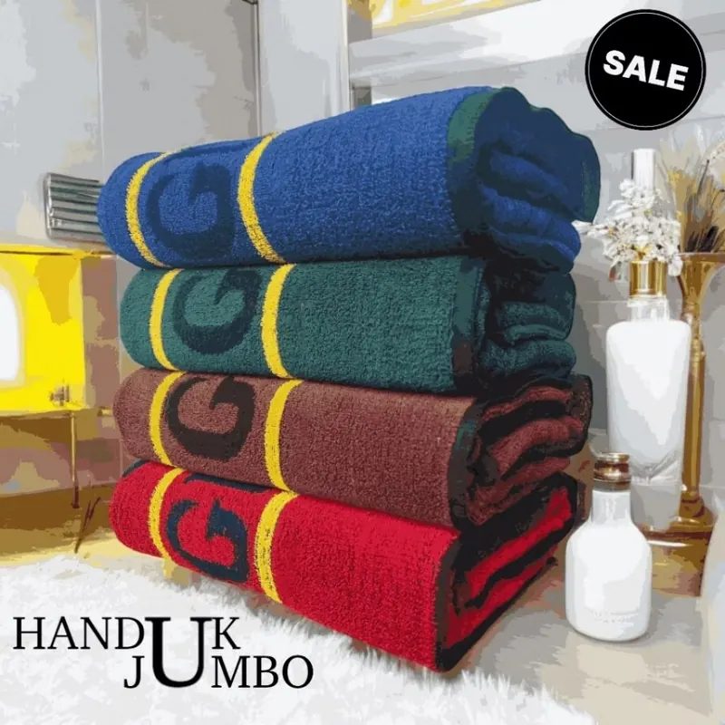 Handuk Mandi Dewasa Jumbo UK 80×160 / Polos Besar