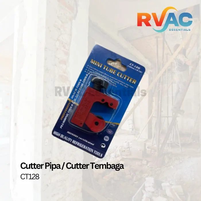 Cutter Pipa AC CT-128 Pemotong Tembaga Kokoh Tajam Ukuran 1/8" - 7/8" 3 mm - 22 mm