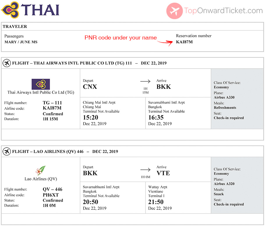 Inbound Flight Booking
